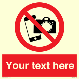 Custom No filming or photography